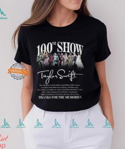 100th Show Taylor Swift Thanks For The Memories T Shirt