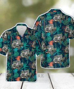 1942 Canadian Military Pattern Chevrolet truck Hawaiian Shirt For Beach Fans