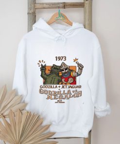 1973 Godzilla Jet Jaguar in Godzilla vs Megalon shirt