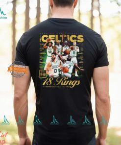 2023 24 NBA Champions Boston Celtics Gold The Metal Editions SLAM Presents 18 Rings The Greatest Franchise Of All Time Unisex T Shirt