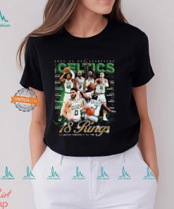 2023 24 NBA Champions Boston Celtics SLAM Presents 18 Rings The Greatest Franchise Of All Time Classic T Shirt