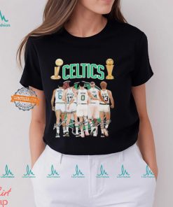 2024 Boston Celtics NBA Finals Champions All Best Starting 5 Players T Shirt