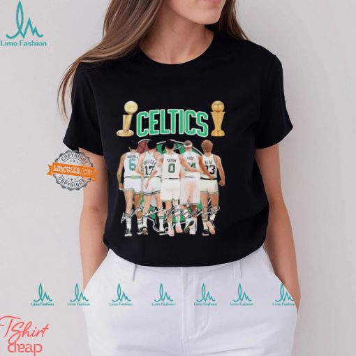 2024 Boston Celtics NBA Finals Champions All Best Starting 5 Players T Shirt
