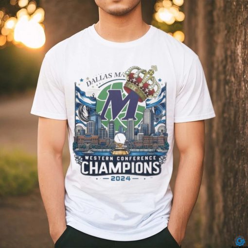 2024 Dallas Mavericks 2024 Western Conference Champions The Crown T Shirt