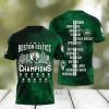 Champions Birmingham Stallions 2024 UFL Championship Dynasty 3D T Shirt