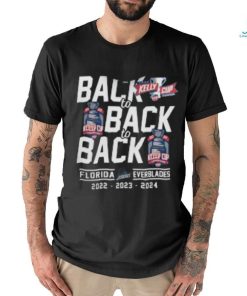 2024 History Made Back To Back To Back Kelly Cup Champions Florida Everblades shirt