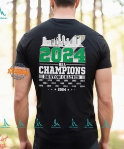 2024 NBA Champions Boston Celtics City Skyline T shirt