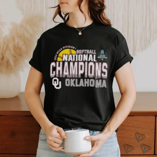 2024 NCAA DI Softball National Champions Oklahoma Sooners shirt