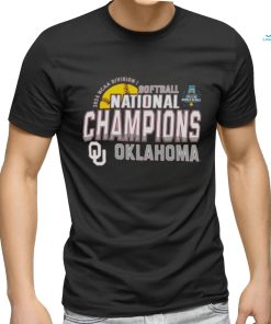 2024 NCAA DI Softball National Champions Oklahoma Sooners shirt