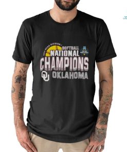 2024 NCAA DI Softball National Champions Oklahoma Sooners shirt