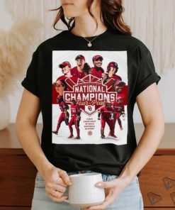 2024 NCAA Softball National Champions Four Peat Oklahoma Sooners In NCAA Softball History shirt