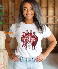 2024 NCAA Softball National Champions Oklahoma Sooners Women’s Softball First Four Peat In NCAA Softball History T Shirt