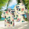 Philadelphia Phillies MLB Flower Short Sleeve Button Up Hawaiian Shirt