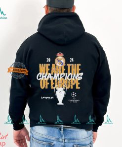 2024 We Are The Champions Of Europe Real Madrid UEFA Champions League T Shirt