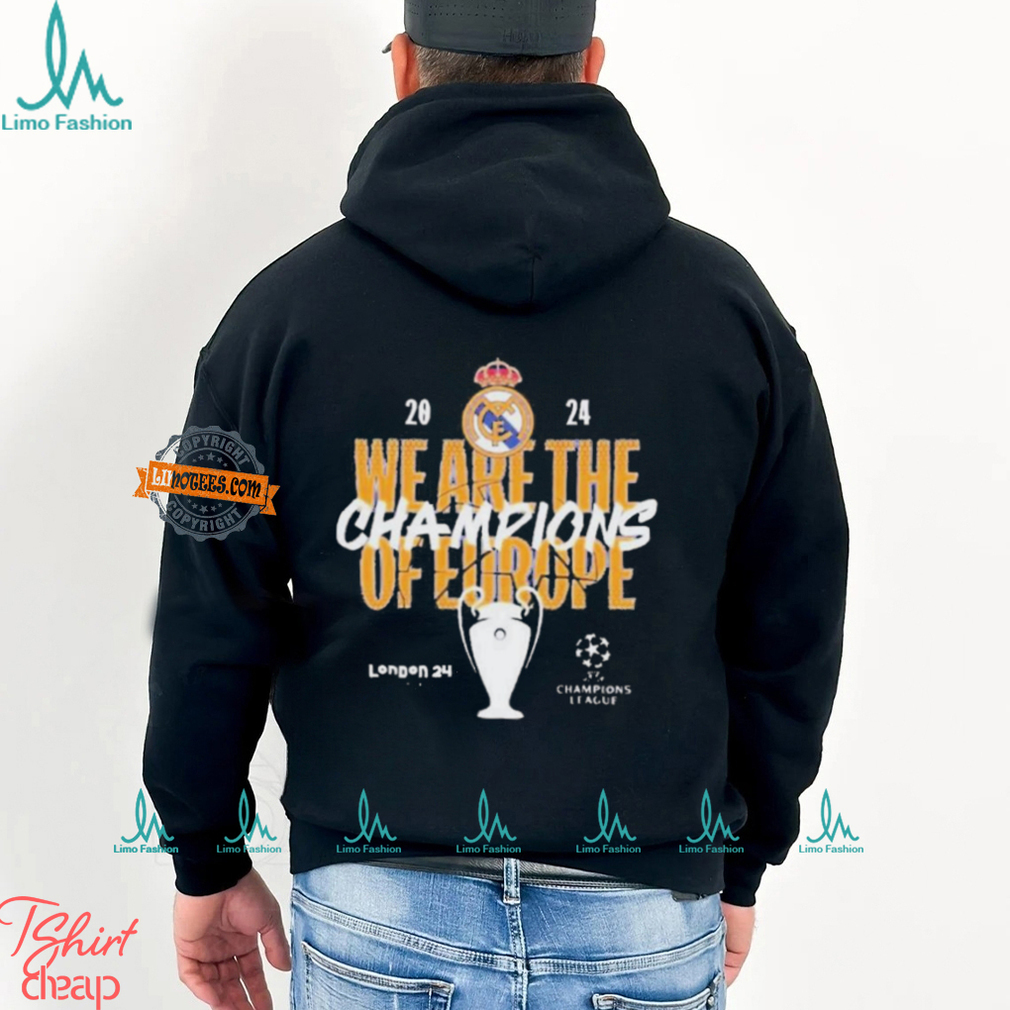 2024 We Are The Champions Of Europe Real Madrid UEFA Champions League T Shirt 2024 We Are The Champions Of Europe Real Madrid UEFA Champions League T Shirt