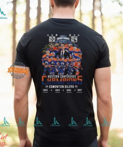 2024 Western Conference 8 Time Champions Edmonton Oilers T Shirt