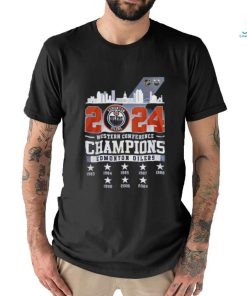 2024 Western Conference Champions Edmonton Oiler Special Shirt