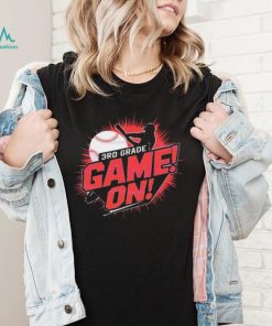 3rd Grade Game On Baseball Back To School shirt
