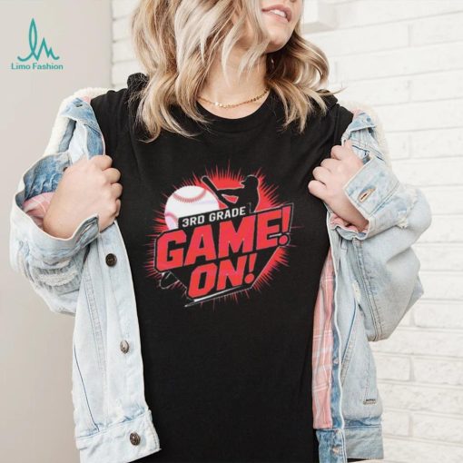3rd Grade Game On Baseball Back To School shirt