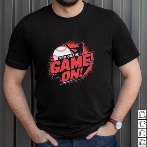 3rd Grade Game On Baseball Back To School shirt
