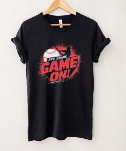 3rd Grade Game On Baseball Back To School shirt
