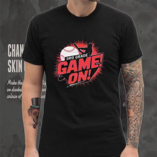 3rd Grade Game On Baseball Back To School shirt