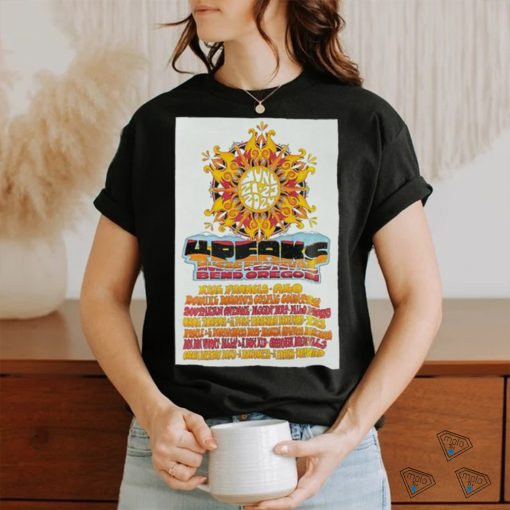 4 Peaks Music Festival Stevenson Ranch in SE Bend June 21 23 2024 Poster shirt