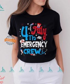 4Th Of July Emergency Crew Emergency Nurse Fireworks T Shirt