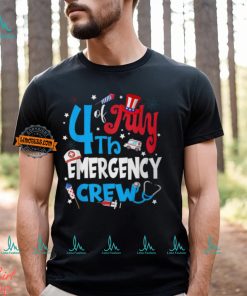 4Th Of July Emergency Crew Emergency Nurse Fireworks T Shirt