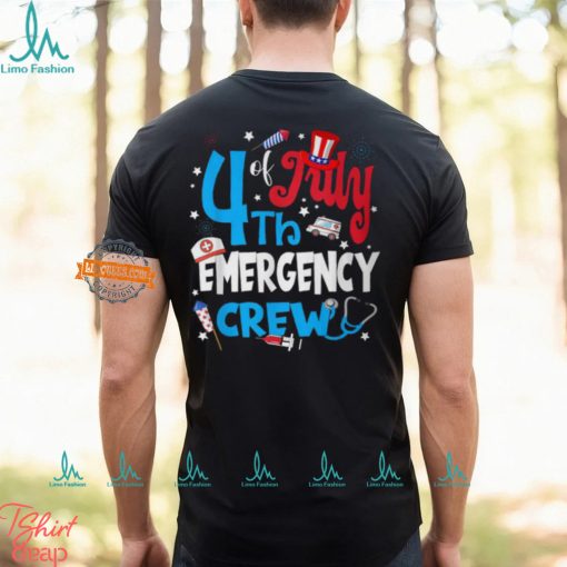 4Th Of July Emergency Crew Emergency Nurse Fireworks T Shirt