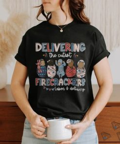 4Th Of July Labor And Delivery Firecracker Ld Nurse American Women T shirt