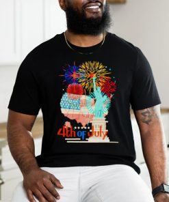 4th of july look America map shirt