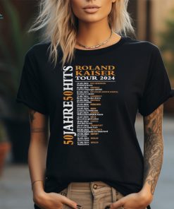 50 Jahre – 50 Hits Roland Kaiser Tour 2024 Schedule Shirt