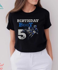 5Th Birthday Motocross Mx Dirt Bike 5 Year Old B Day Men's T shirt