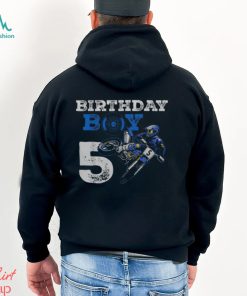 5Th Birthday Motocross Mx Dirt Bike 5 Year Old B Day Men's T shirt