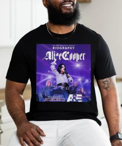 A & E Original Series Biography Alice Cooper Shirt