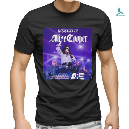 A & E Original Series Biography Alice Cooper Shirt