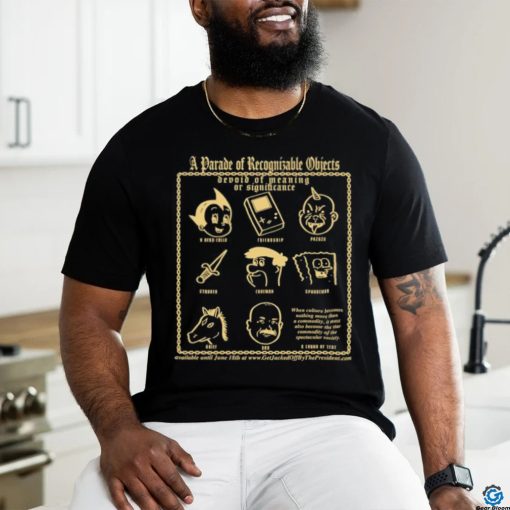 A Parade of Recognizable Object Devoid of Meaning or significance shirt