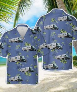 ABF Freight Mack CXU612 with Doubles Hawaiian Shirt For Beach Fans