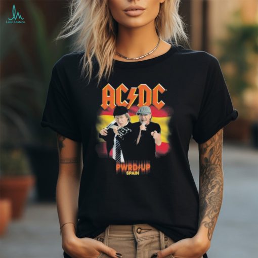 AC DC Sevilla ES Pwrd Up Spain 2024 Tour Shirt