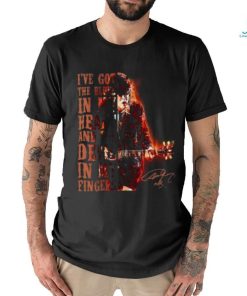 ACDC Angus Young I’ve Got The Blues In My Heart And The Devil In My Fingers T Shirt