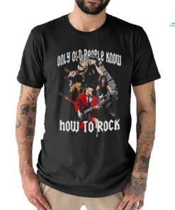ACDC Only Old People Know How To Rock T Shirt