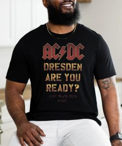 ACDC PWRD Up Dresden Are You Ready June 16 19 2024 Tour Shirt