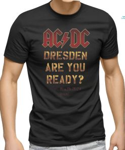 ACDC PWRD Up Dresden Are You Ready June 16 19 2024 Tour Shirt
