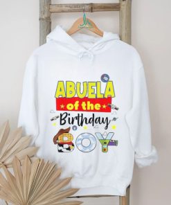 Abuela Of The Birthday Boy Toy Familly Matching Story Shirt