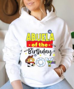 Abuela Of The Birthday Boy Toy Familly Matching Story Shirt