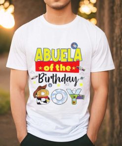 Abuela Of The Birthday Boy Toy Familly Matching Story Shirt