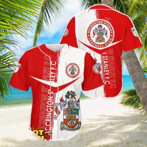 Accrington Stanley Baseball Jersey Shirt 3D Printing