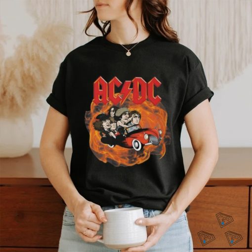 Acdc Band Ac Dc Rock Music Pwr Up Tour 2024 With Dates T Shirt