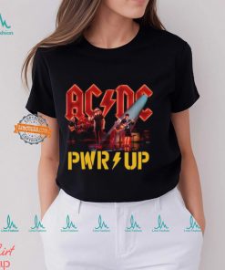 Acdc Band Comfort Colors Shirt Ac Dc Rock Music Pwr Up Classic Shirt